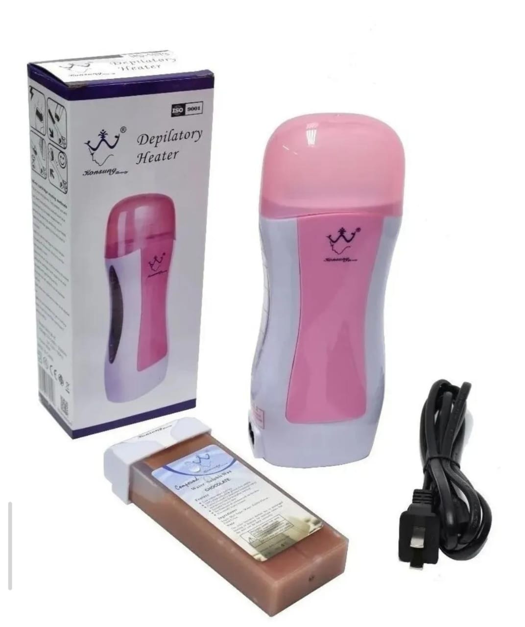 KIT DE CERA DEPILATORIA ROLL ON